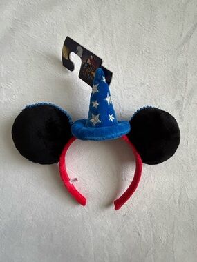 Disney Fantasia at Primark Sorcerer Mickey Mouse Wizard Hat Ear Headband NWT